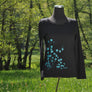 Longsleeve schwarz mit Gundelreben-Motiv