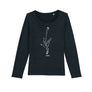 Longsleeve mit Motiv vom Hirtentäschelkraut