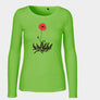Krauthemd Mohn Langarm