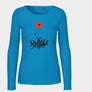 Krauthemd Mohn Langarm