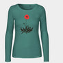 Krauthemd Mohn Langarm