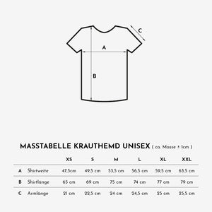 Krauthemd Mohn unisex